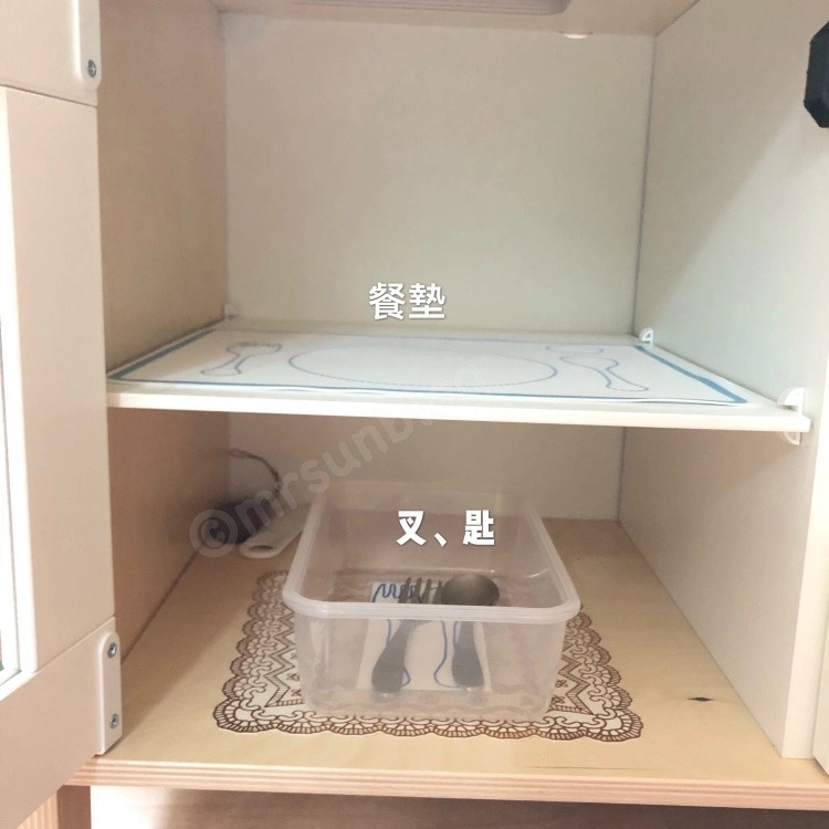 蒙特梭利 - 廚櫃儲物部份