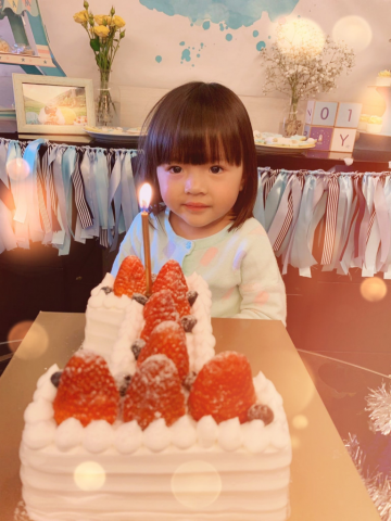 慶祝生日 - 吹蠟蠋環節