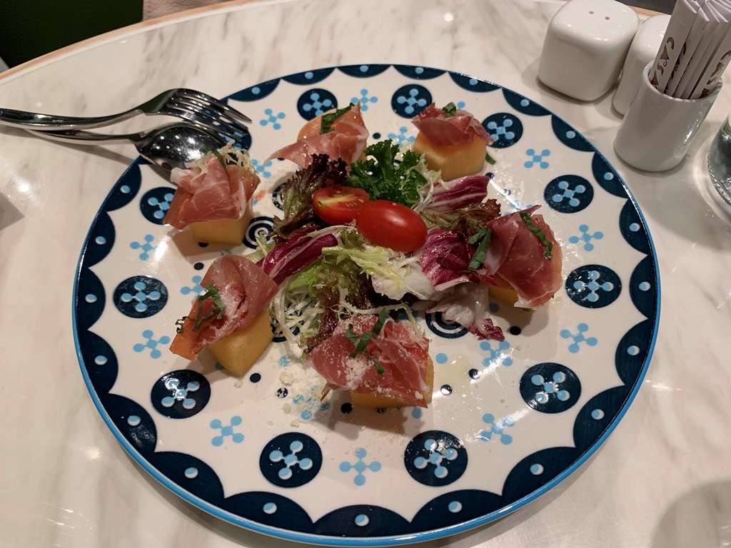 親子餐廳 - 意大利帕馬火腿配哈密瓜
