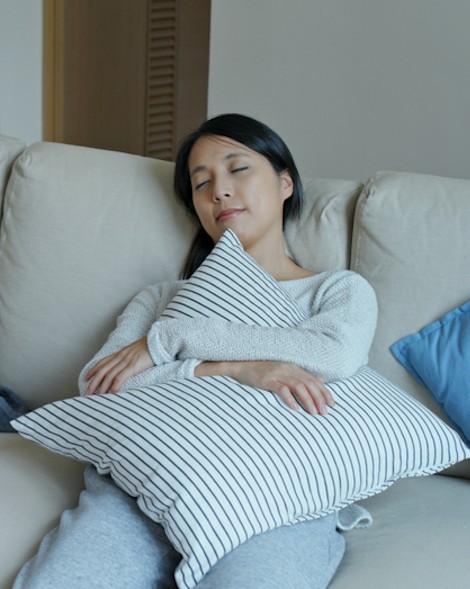 紓緩壓力:緩慢地吸氣呼氣