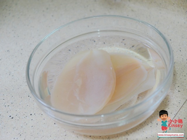 湯水做法:螺片先浸至軟身(大約15-20分鐘)~