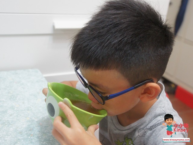 湯水做法:最後加入少少鹽調味,就可以飲啦~