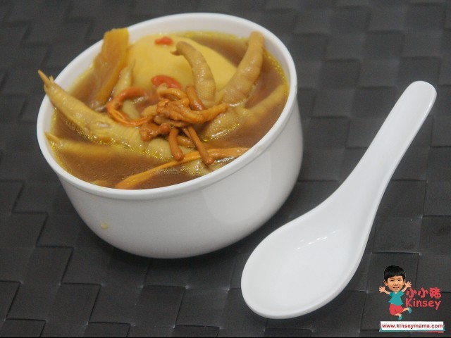 蟲草花螺片雞腳湯水