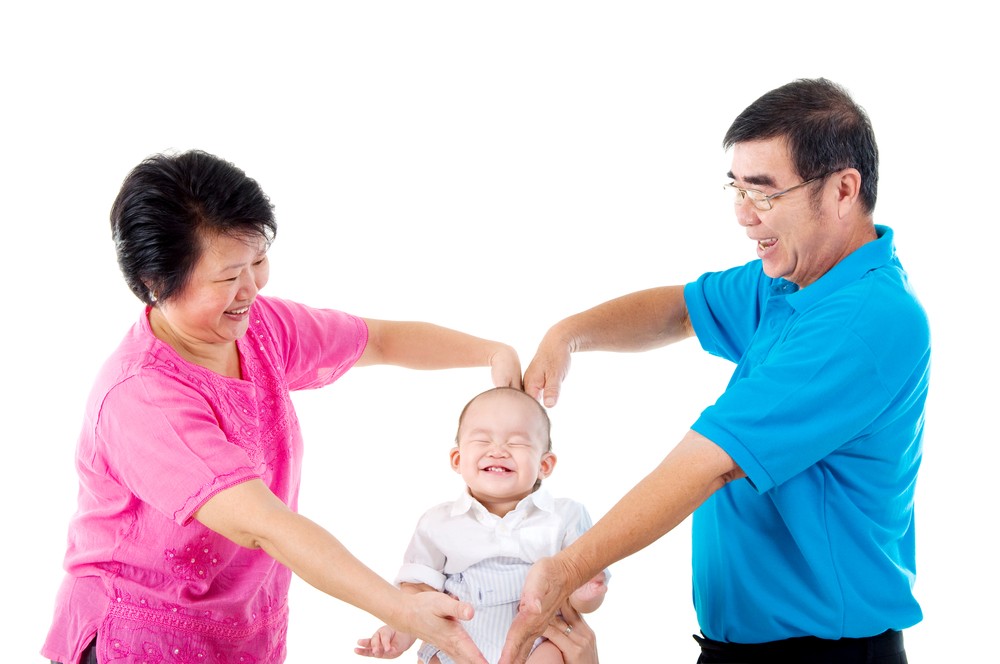 華人社會的祖父母通常十分寵愛孫兒