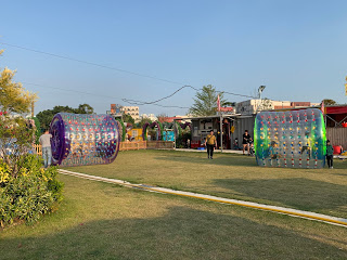 戶外郊遊 - 草地滾輪或踫踫球