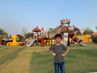 戶外郊遊 - 大型攀爬遊具連滑梯