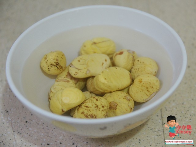 湯水推介:栗子清洗乾淨~