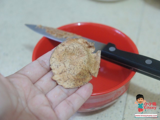 湯水推介:陳皮浸至軟身,然後刮囊~