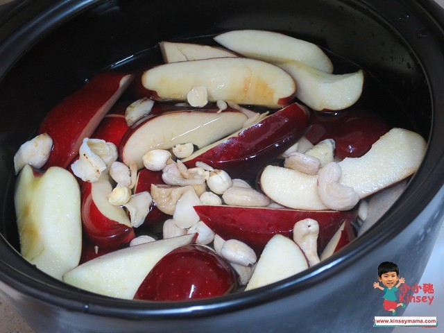 湯水分享:煲內放約2.5L水,然後隨水加入所有材料~