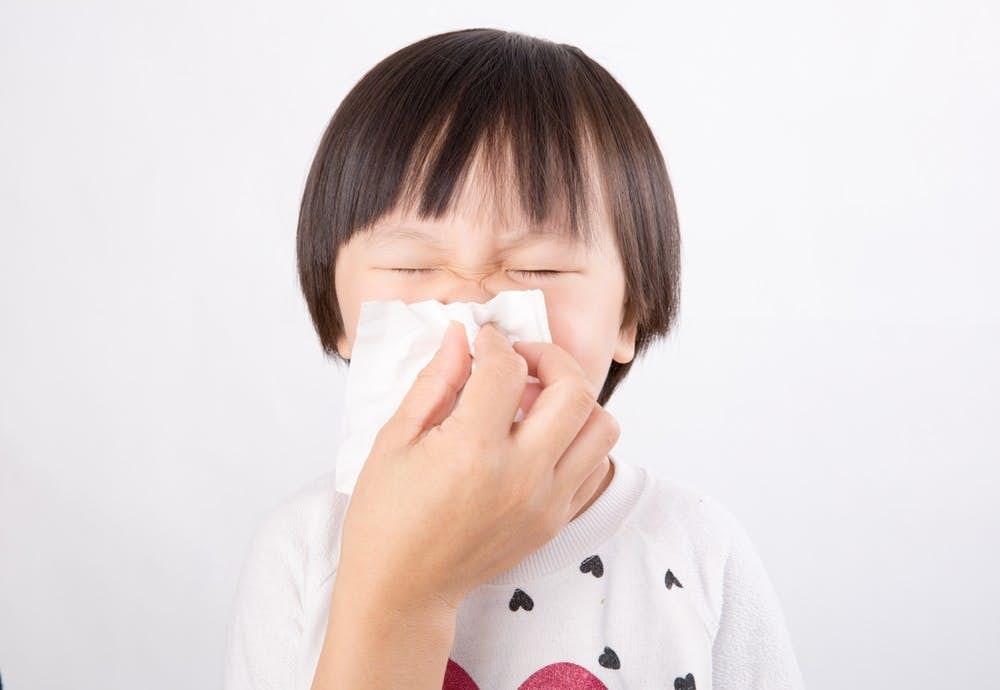 流鼻水，導致鼻黏膜發炎、受損，都會導致流鼻血