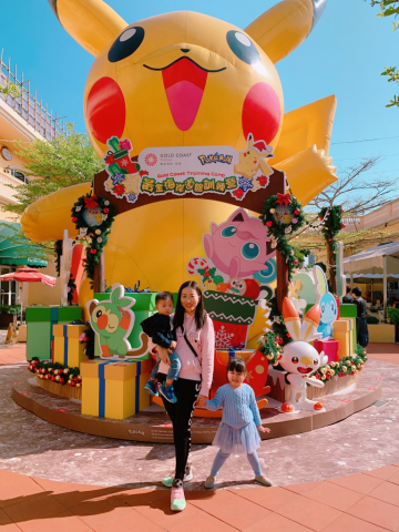 聖誕節 - 超巨型充氣Pikachu