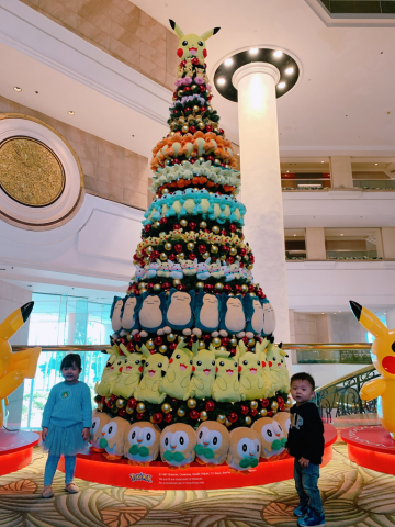 聖誕節 - Pokémon公仔聖誕樹