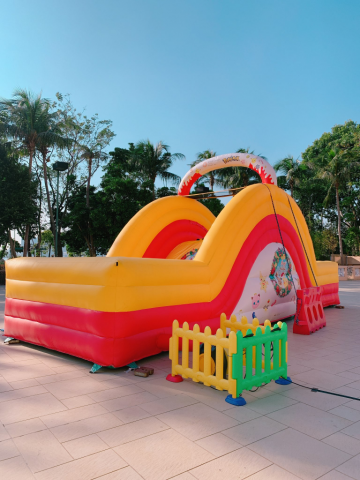 聖誕節 - 充氣滑梯