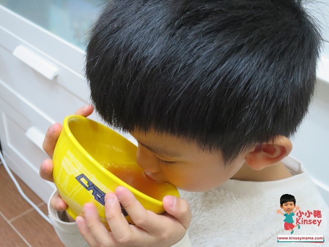 湯水分享:最後加入少少鹽調味,就可以飲啦~