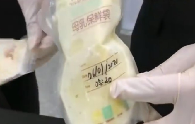 母乳:女子帶89袋冰凍人奶入境