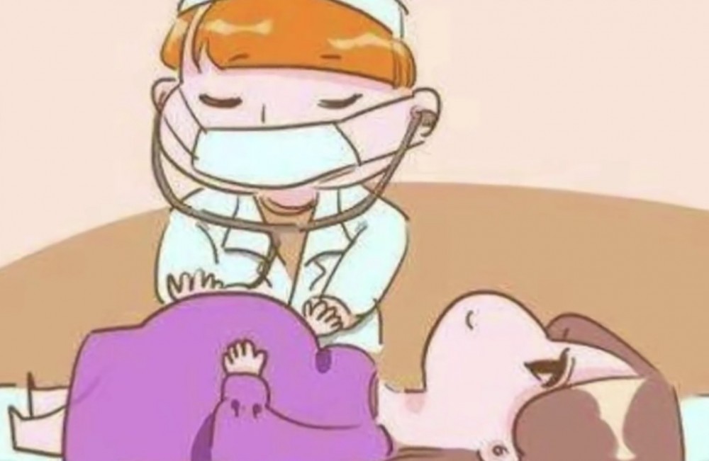 待產:卡通漫畫圖