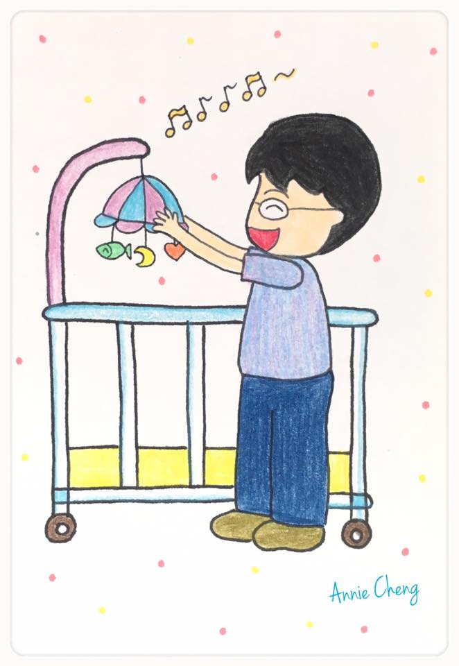 孕期紀錄 - 佈置小床和洗衣服