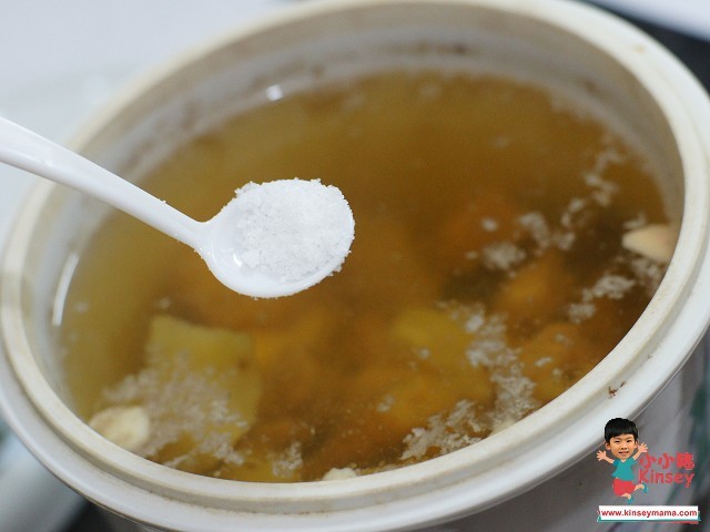 湯水食譜:最後加少少鹽調味~