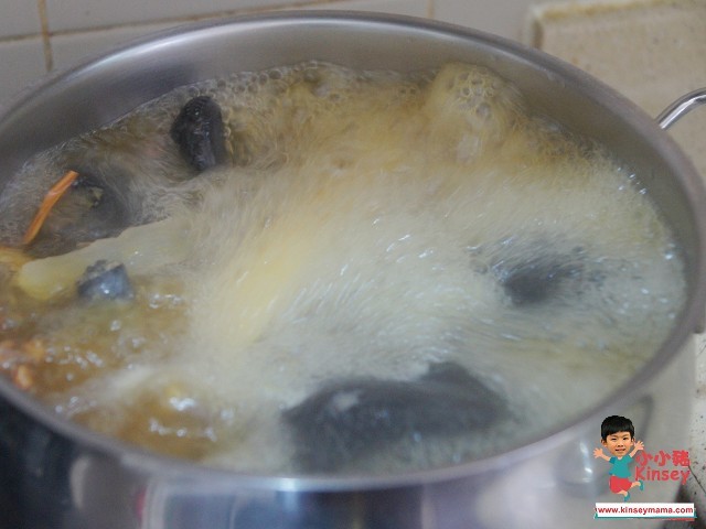 湯水食譜：繼續用大火加蓋煲約15分鐘