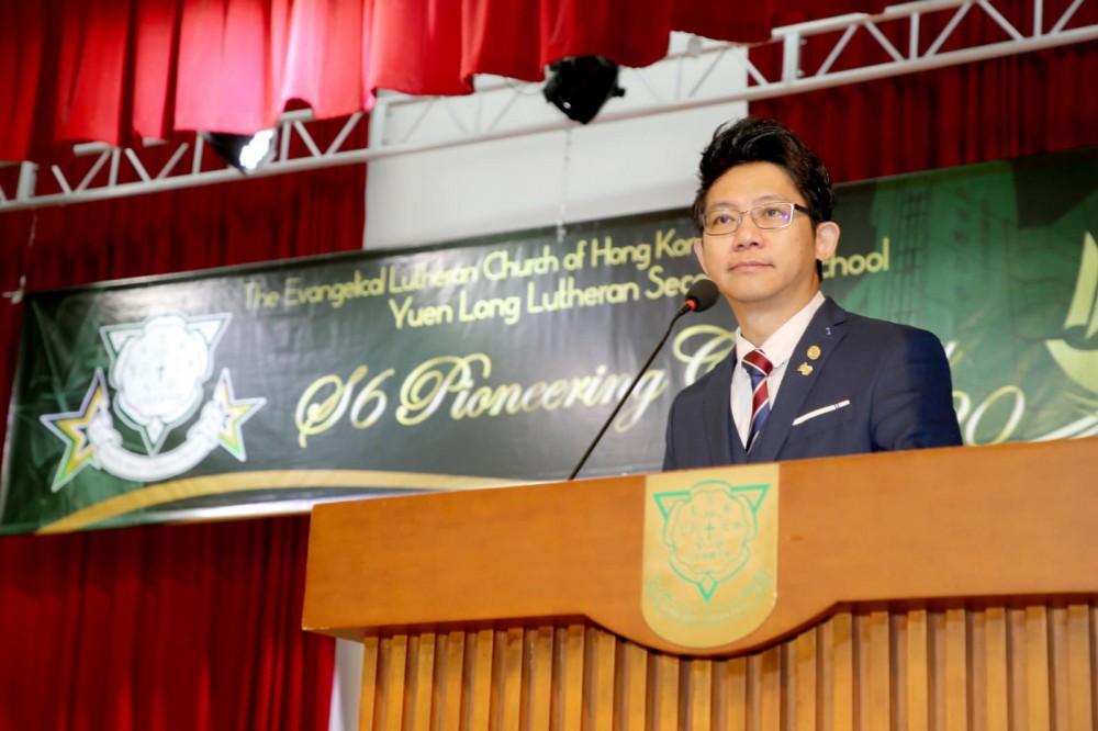 元朗信義中學尹浩然校長指學校已取消學期終考試。