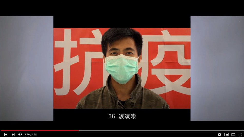 老師們以幽默手法講解防疫訊息。