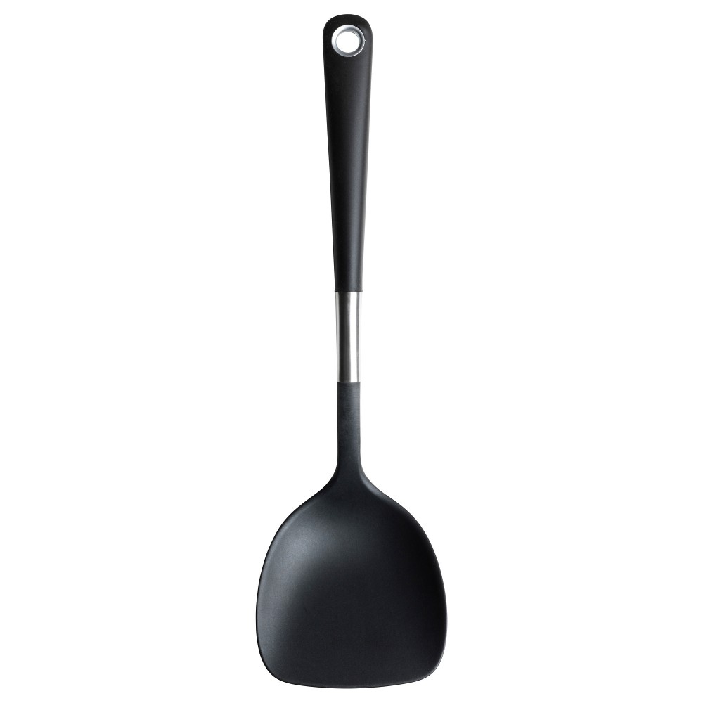 Ikea 365+ HJÄLTE Wok Spatula, stainless steel / black 001.616.44鍋鏟不銹鋼/黑色