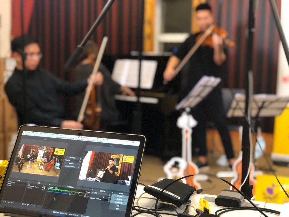基金會與本地音樂家合作舉辦音樂會。
