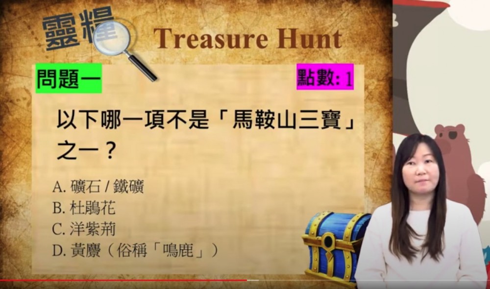 「靈糧Treasure Hunt」問題包羅萬有。