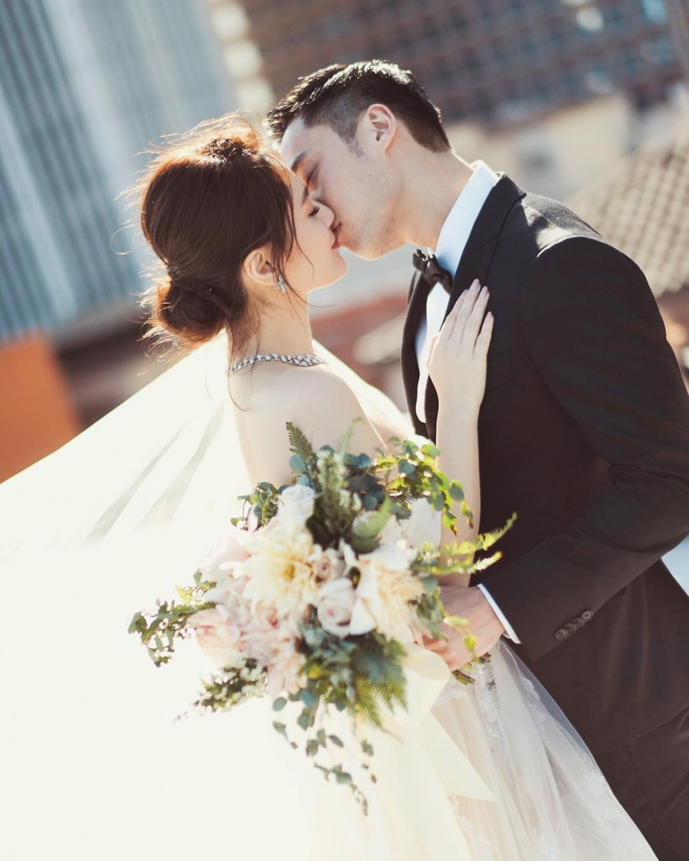 兩人在2018年5月於美國舉行婚禮。