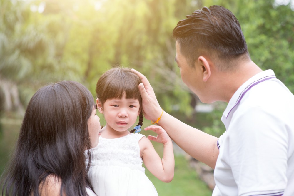 孩子遇到挫折時更需要家長的鼓勵。