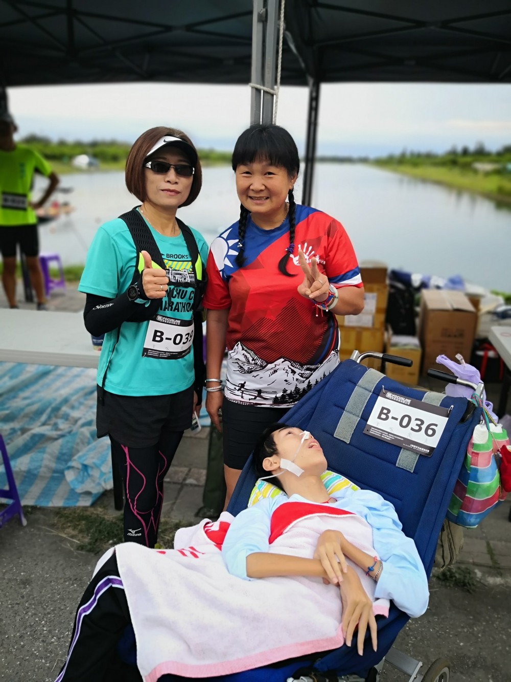 陳媽媽通過馬拉松獲得力量。