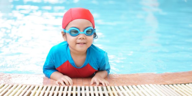 游泳是增強孩子免疫力的最有效方式之一！