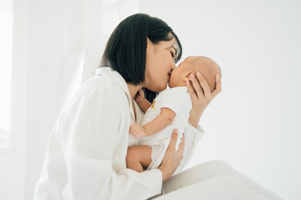 無論男女都是媽媽的寶貝。