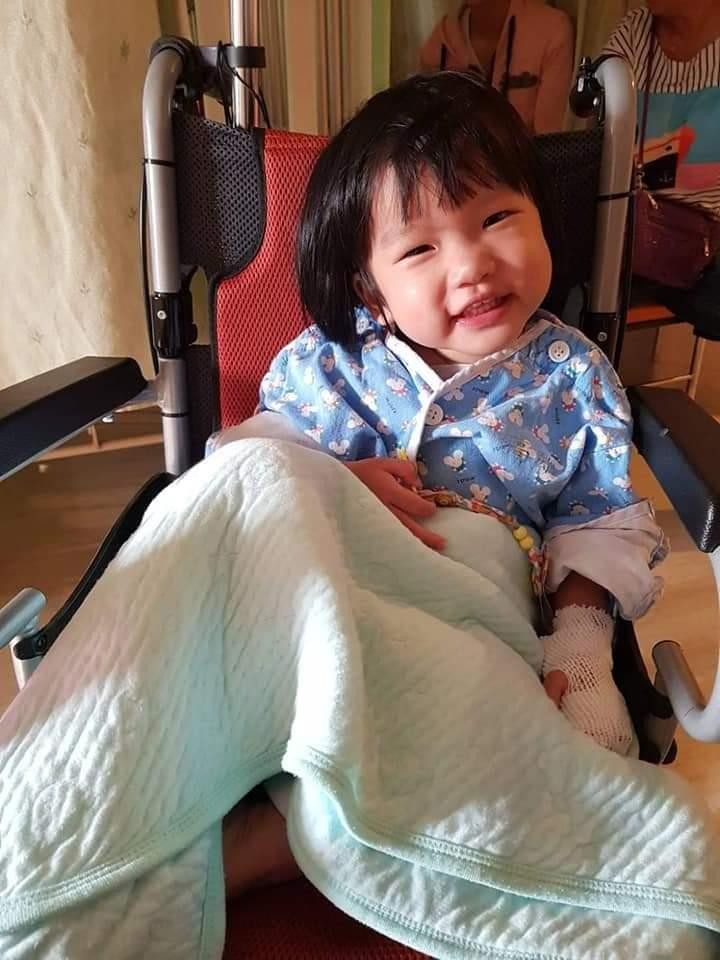 小女兒患有先天性心臟病