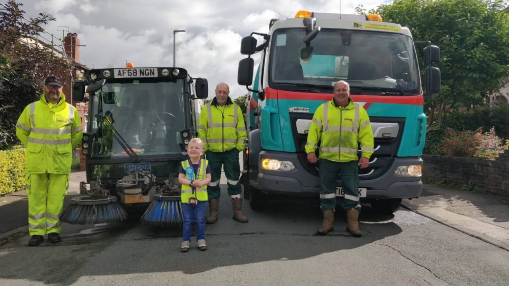 5歲男孩夢想成為清道夫.