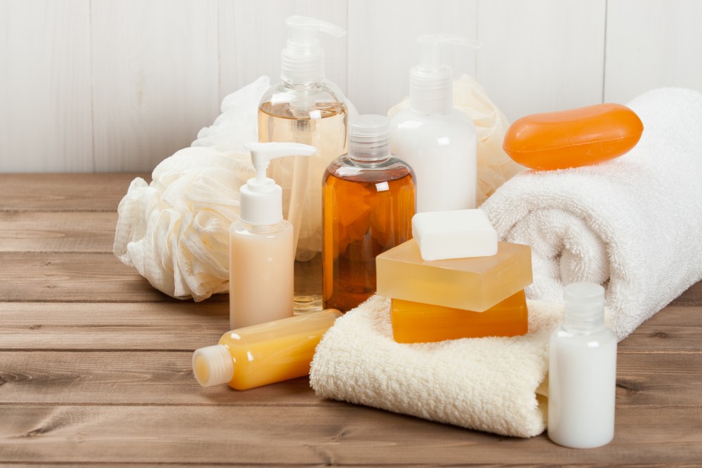 body wash and soap.