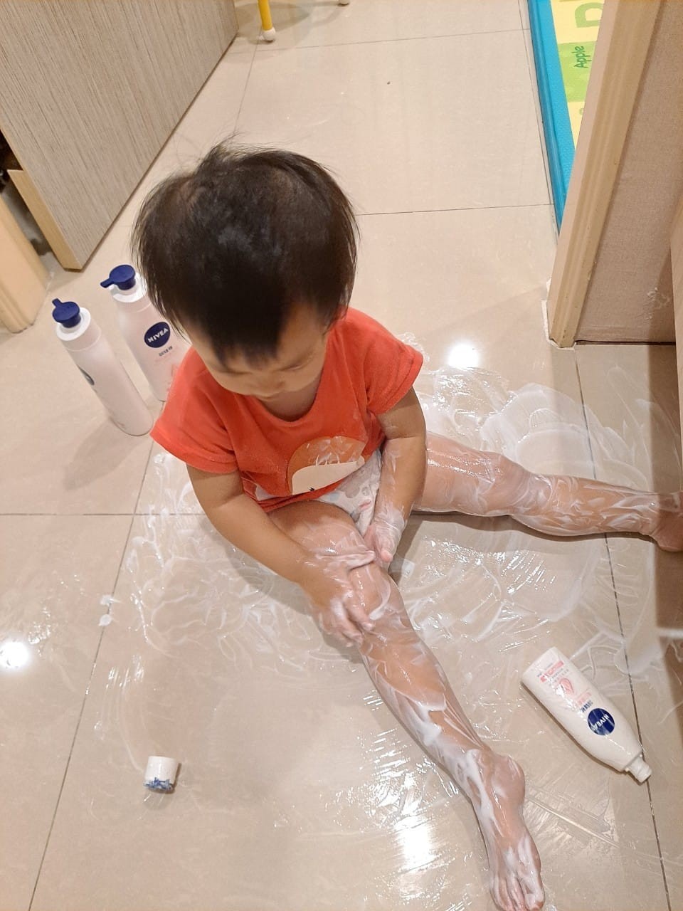媽媽崩潰畫面。