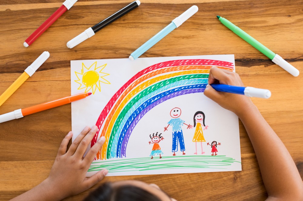 kids drawing