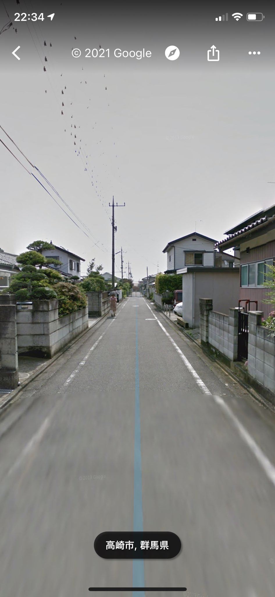 Google街景。