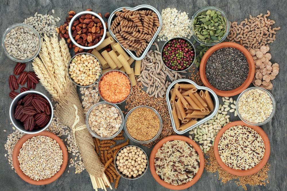 穀類有豐富蛋白質、碳水化合物、膳食纖維、維生素等