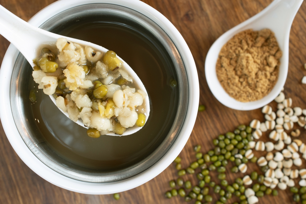 綠豆薏仁糖水