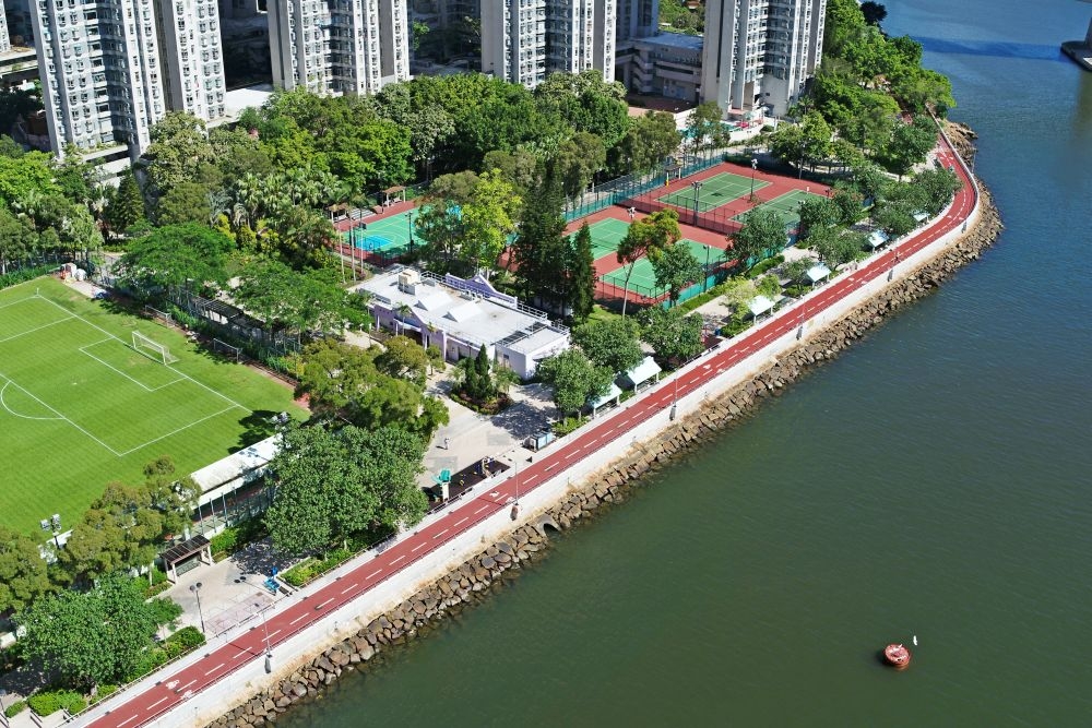 荃灣海濱段單車徑