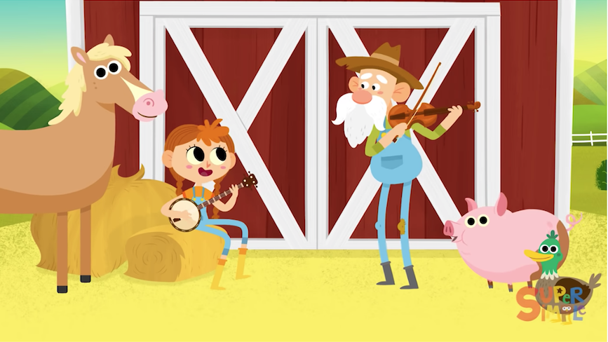 Old McDonald Had a Farm，認識動物