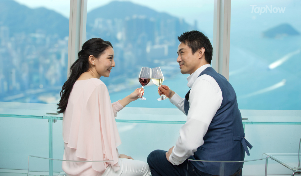 天際100觀景台有餐飲套票選擇