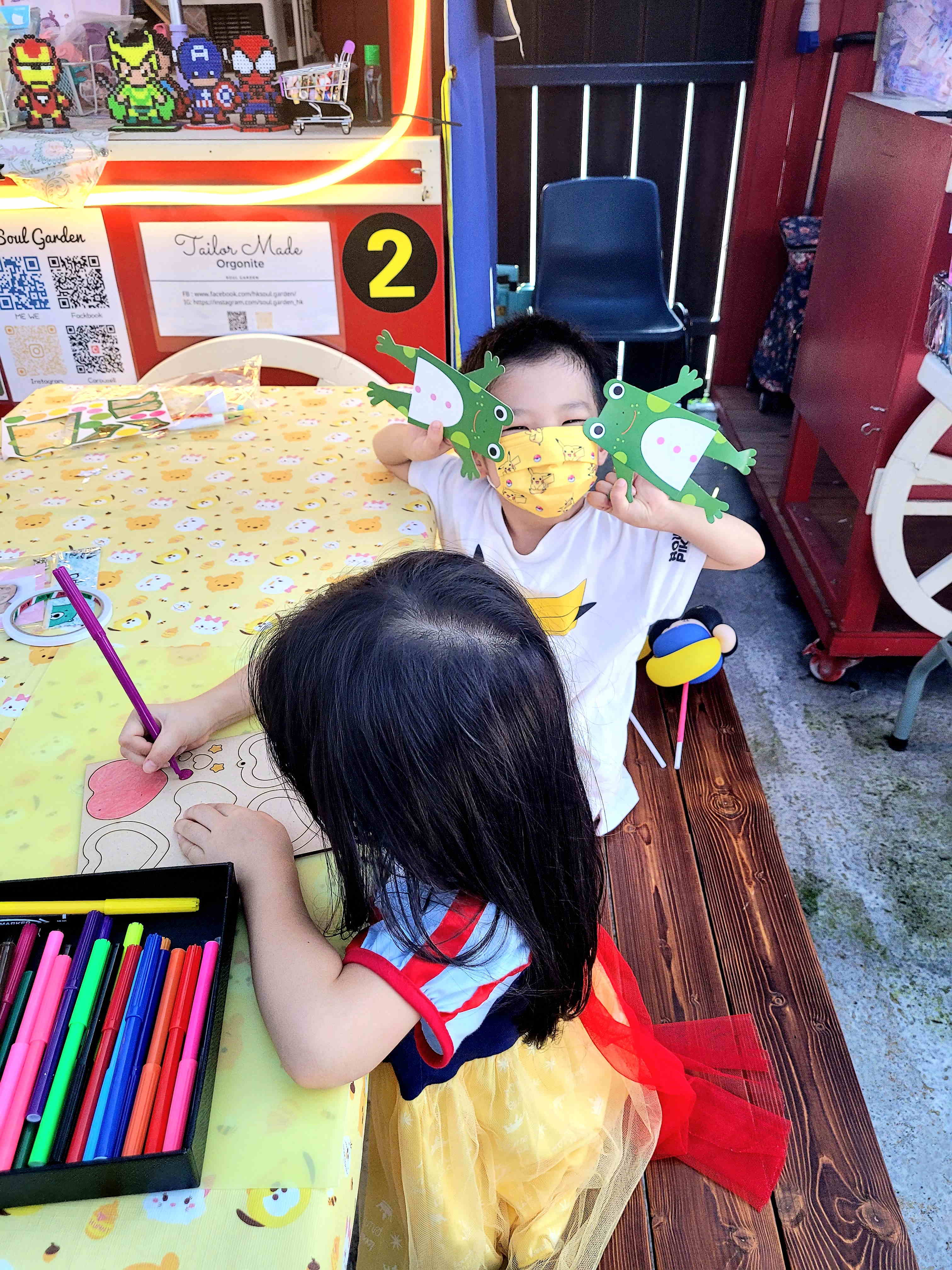 導師都好有愛心和耐性，慢慢教小朋友。