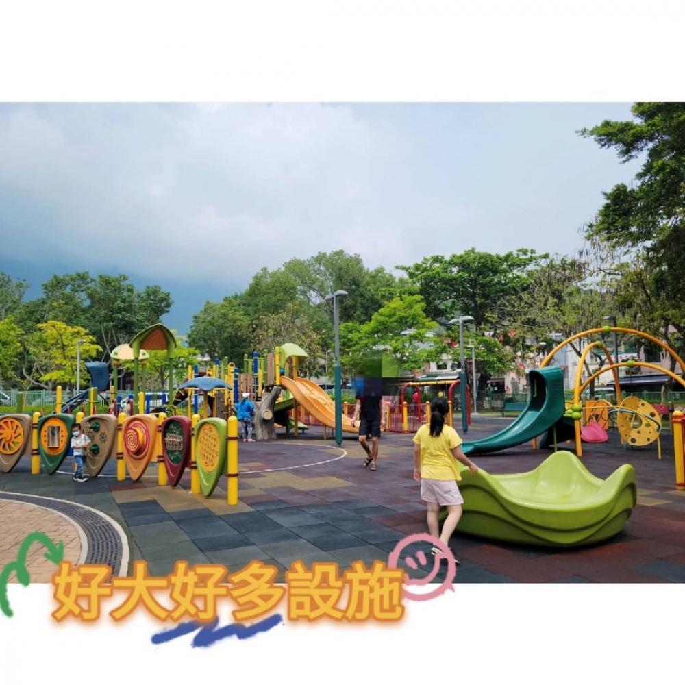 位於梅窩銀河花園得遊樂場佔地寬敞