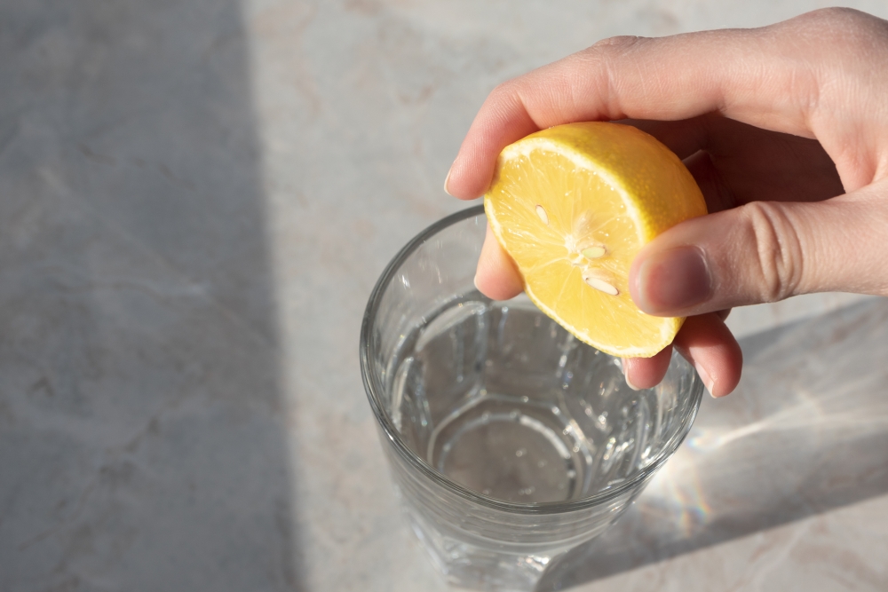 喝不到清水時，可加點檸檬