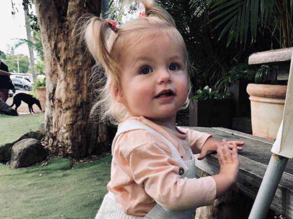 澳洲新南威爾士州一名媽媽Brooke Bretherton跟丈夫Joel育有1歲女兒Peachy。