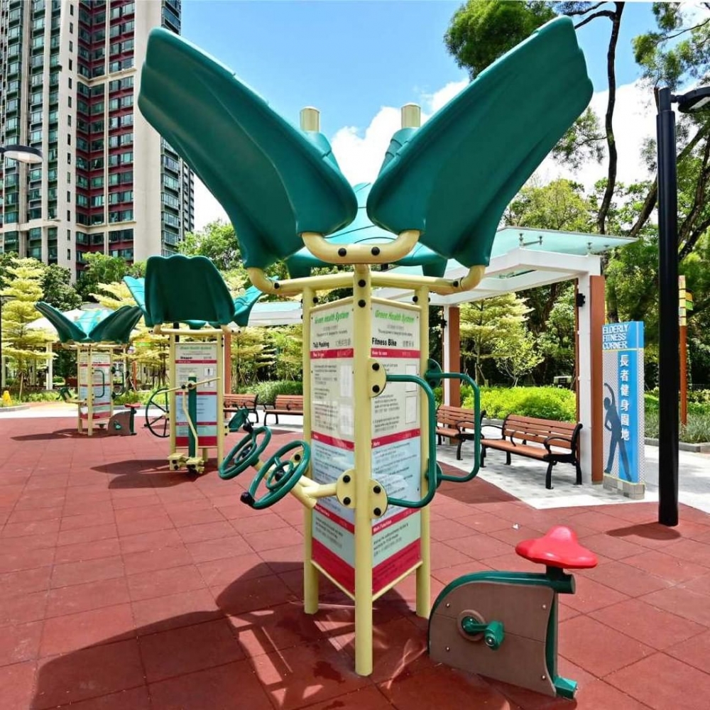 一鳴路公園是今年新開遊樂場,一個公園可以提供多種體驗。