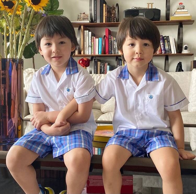 周汶錡大兒子入讀聖士提反書院附屬小學一年級